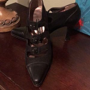 Anne Klein buckle up booties